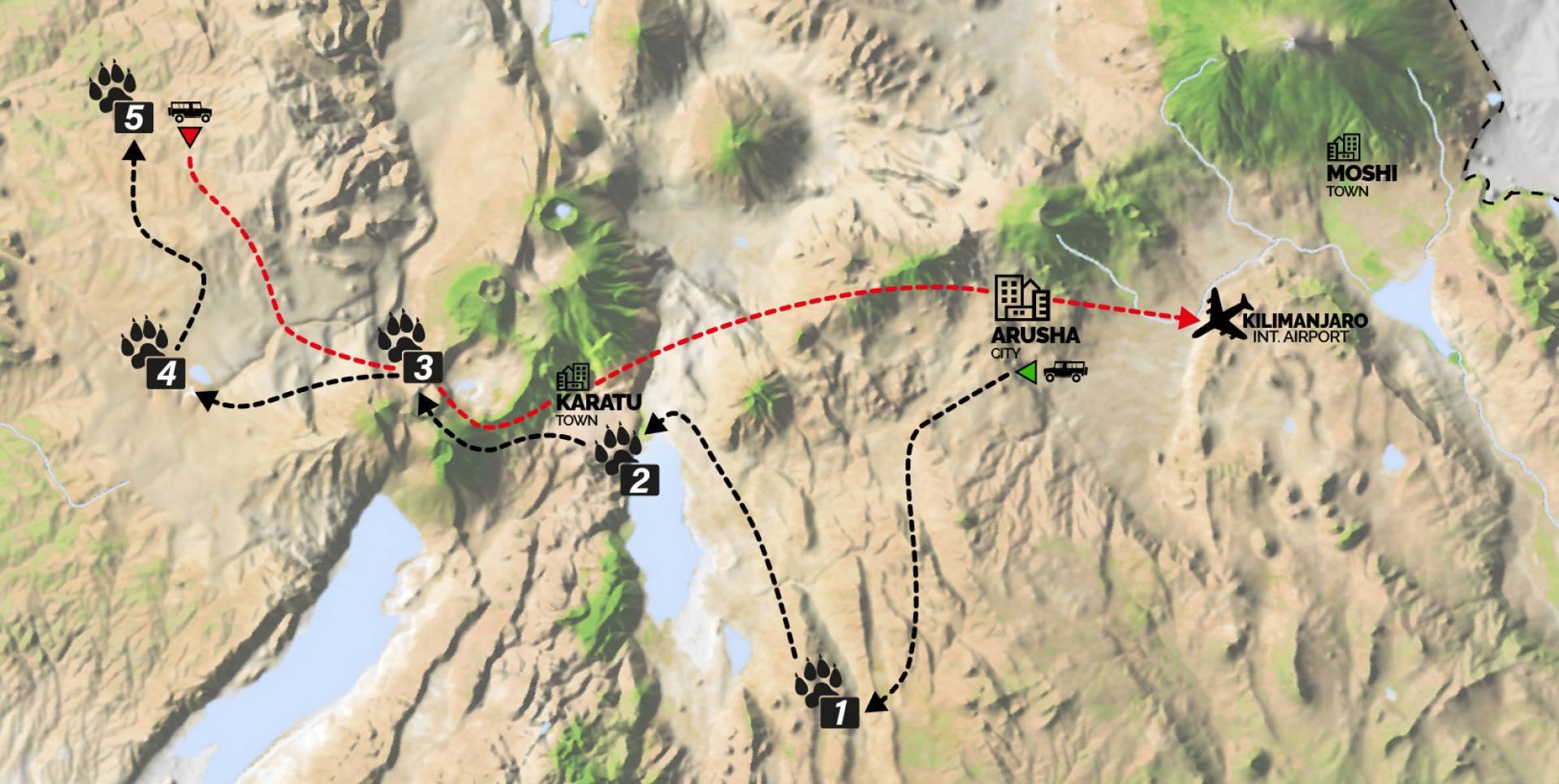 ITINERARIO TOUR SPECIAL SOUTH MIGRATION