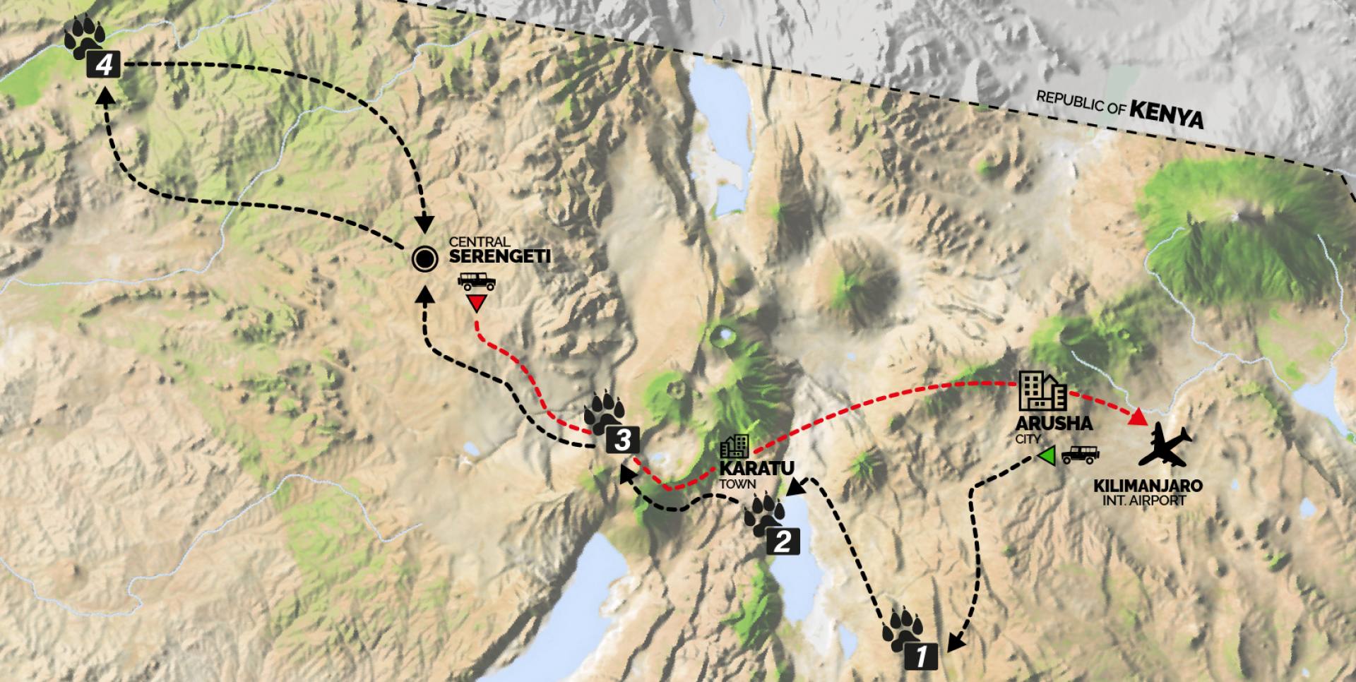 ITINERARIO TOUR SPECIAL NORTH MIGRATION